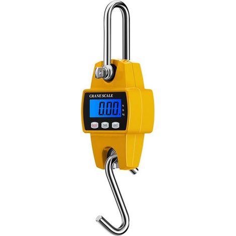 Balance de Grue Numérique Échelle Suspendue Industrielle Robuste Échelle Électronique de Haute Précision avec LED Affichage pour Entrepôt/Bâtiment/Atelier Pesant CE Certifié -(300kg/50g) (1/5)