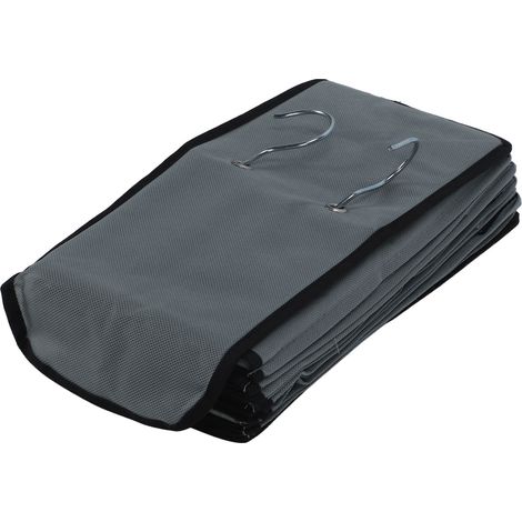 Sac de rangement suspendu à 10 étages, robuste et résistant, pour chaussures, chapeaux et sous-vêtements, avec forte capacité de charge, idéal pour armoire. (1/5)