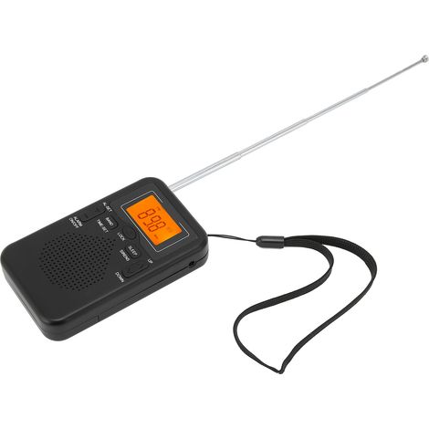 Radio de poche portable, récepteur radio numérique AM/FM avec longue portée et autonomie exceptionnelle. (1/5)