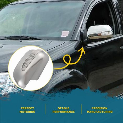 Copertura per specchietto retrovisore auto a LED con luce e indicatori di direzione integrati per HILUX VIGO 2006-2014 (1/2)