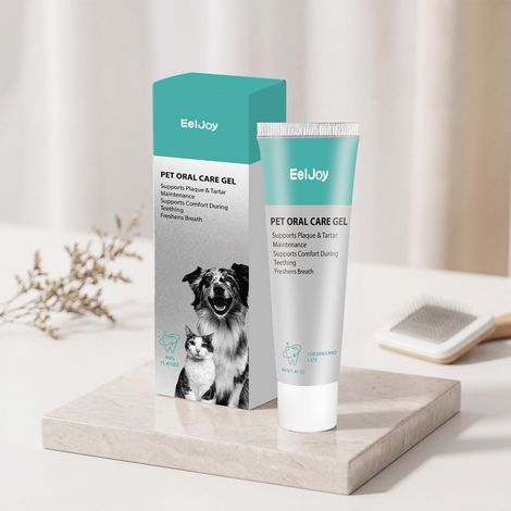 Gel d'hygiène buccale pour animaux, adapté aux chats et aux chiens, pour un nettoyage quotidien, une haleine fraîche et une élimination des odeurs – 40 g (1/5)