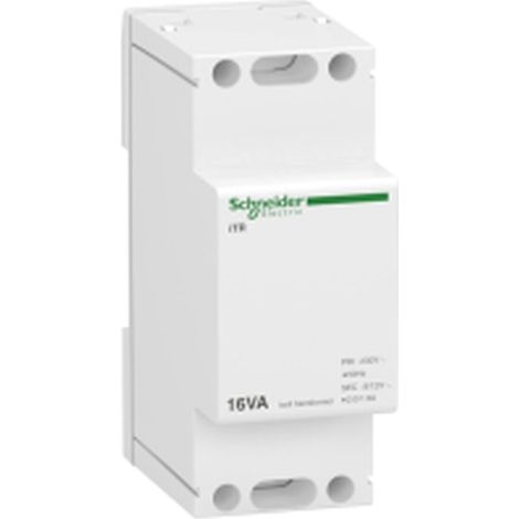 Transformador ACTI 9 16VA 8-12VCA montaje en carril DIN, IP20, 230V AC