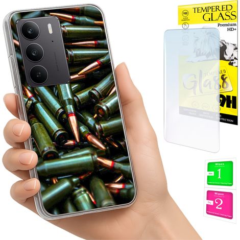 Schutzhülle für Realme C75 / 14X 5G: Fotoschutzhülle mit Rückseite und 9H-Glas (1/5)