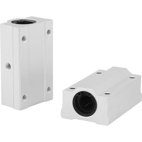Bloc coulissant à roulement à billes à mouvement linéaire en aluminium SCS12LUU, 2 pièces de 12mm pour CNC (1/5)