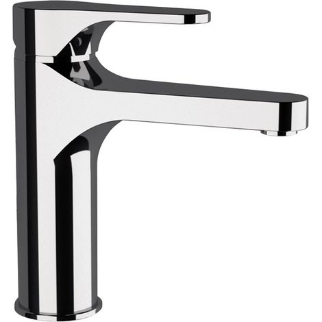 Omega miscelatore monocomando lavabo alto senza scarico cromo