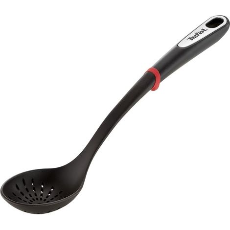 1 Écumoire, Anneau silicone, Poignée ergonomique, Plastique, Cuisine (1/3)