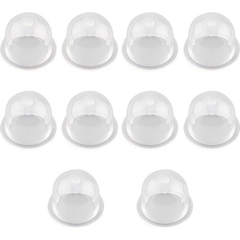 10 Pcs Pompe d'Amorçage Pompe Ampoule Carburateur Remplacer Huile Carburateur Tondeuse à La Tronçonneuse Pompe à Essence Carburateur Pompe Universelle en Plastique Poire Piston Accessoires (1/5)