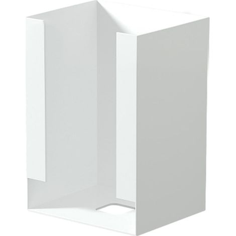 Boîte De Rangement À Extraction - Boîte De Rangement D'Angle Droit Automatique - Pour Masques Visage Nouilles Instantanées Et Articles Ménagers - Blanc - 20 X 17,5 X 14 Cm - 1 Pièce (1/5)