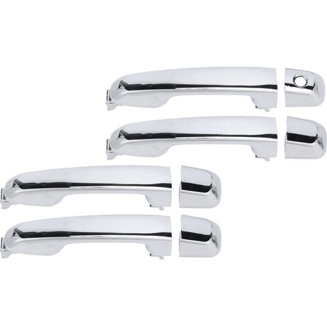 Poignée de porte extérieure chromée, 4 pièces, ensemble extérieur avant arrière gauche droit 69211 – 60090 pour 4Runner N280 2010 – 2024 (1/5)