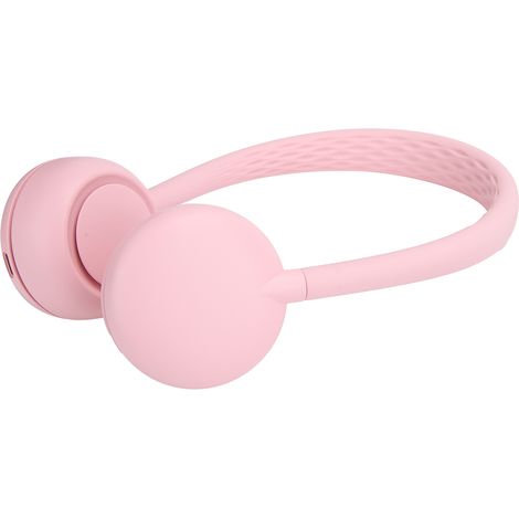 Ventilateur de cou silencieux sans pales, rechargeable USB, idéal pour sport, maison, école, extérieur, rose, batterie 2000mAh