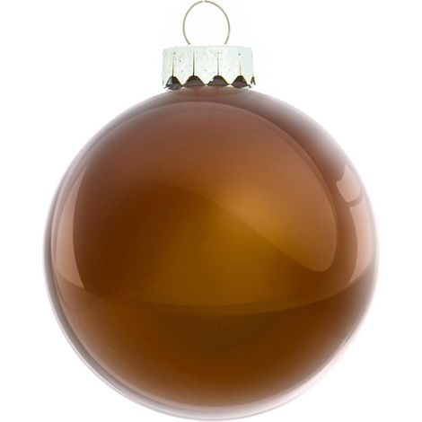 ARPIMEX Box 36 Sfere Natale Vetro D 60 Mm Cioccolato