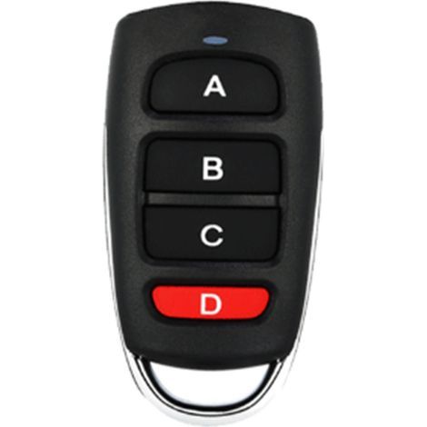 Porte-clés de clonage 433MHz, 4 boutons, télécommande sans fil étanche pour porte de Garage, rouleau électrique (1/5)