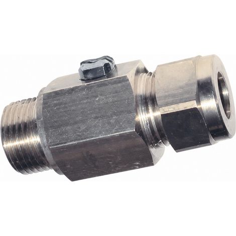 Valvola maschio 12x17 e bicono per rame di diametro 12mm.