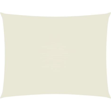 Maison Exclusive - Parasole a Vela Oxford Rettangolare 2,5x4 m Crema