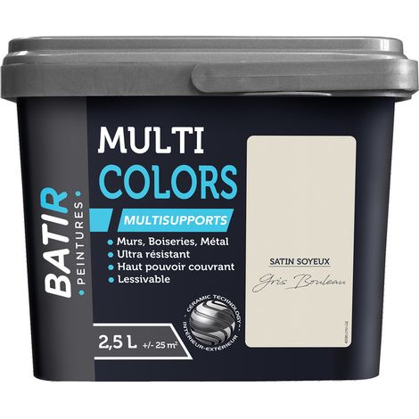 Batir Multicolori Vernice Multisupporto Satinata Setosa 2,5l - Batir