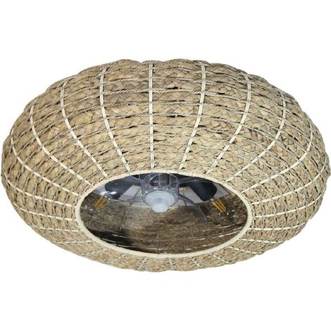 Cecotec Deckenventilator mit Beleuchtung EnergySilence LampAero 650 Natural Wicker (1/4)