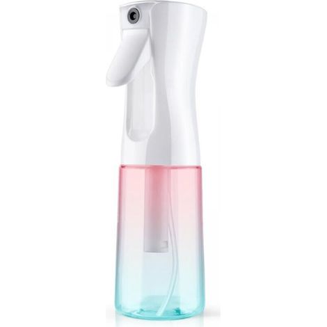 Bouteille de Vaporisateur pour Cheveux,160ml Vaporisateur Rechargeable Visage Coiffeur, Bouteille Mist Spray Vide Réutilisable, Pour Salon, Jardinage et Soins de la Peau,Rose + Vert (1/5)