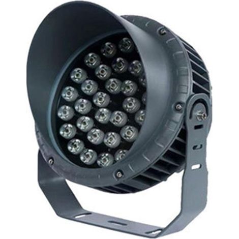 projecteur, Éclairage extérieur étanche IP66, éclairage de sécurité for paysage, place, cour, pelouse, arbre, allée(Yellow Light,6W-B)