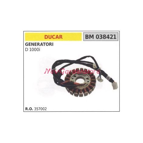 DUCAR Lichtmaschine für Generator D 1000i 038421 357002