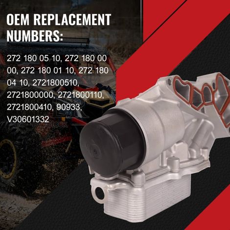 Applicable to Mercedes-Benz W204 oil cooler 2721800410/2721800510/2721800110/67427 (1/4)