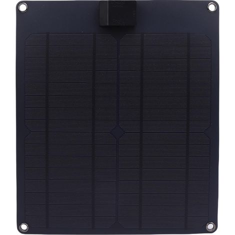 Chargeur/mainteneur de batterie solaire 30 W USB avec contrôleur de charge pour voiture, bateau, camping-car et remorque (étanchéité IP67). (1/5)