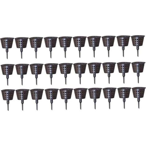 Fertilizer Basket Automatic Planting Nutrition Cups Plastic Garden Nursery Pots with Lid 30PCS Bonsai Fertilisers H219 (1/4)
