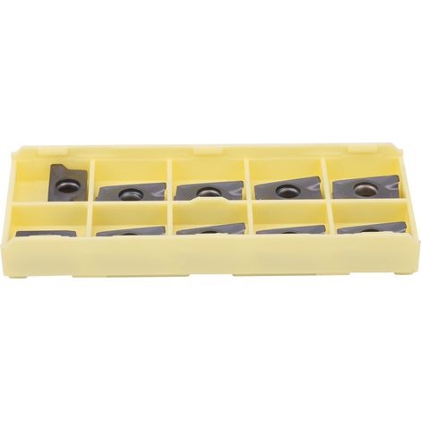 Lot de 10 Plaquettes Carbure CNC APMT1605PEER-XM LF6018, Lame de Précision pour Tour à Métaux, 1,8 cm, Outil de Coupe Haute Performance (1/5)