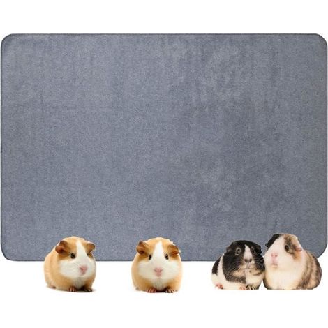 Tapis pour Cage De Cochon d\'Inde Lavable Couverture Absorbant Etanche Tapis Réutilisable pour Lapin Nain Hérisson 77107cm (1/3)