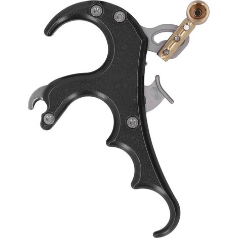 Bogenabzug aus Aluminiumlegierung, einstellbare Empfindlichkeit, 4 Finger, schwarz (1/5)