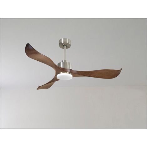 Modulo de KlassFan - Super déstratificateur d'air avec lumière bois rouge idéal à partir de 40 m² KLDC3SlimP6RW166 (1/5)