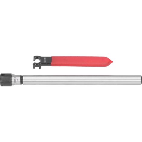 Spannzangenfutterhalter, gerade, lange CNC-Fräsverlängerung, 1–7 mm, mit Schraubenschlüssel, C12-ER11M-150L, 150 mm (1/5)