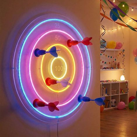 LED Wandleuchte Wandlicht Kinderzimmer USB-Anschluss Klar PVC-Kabel Ø 46 cm (1/5)