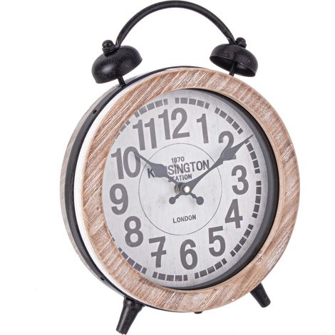 Orologio da parete in acciaio a batteria "Ticking" Ø 60x6 cm -Grigio (1/3)