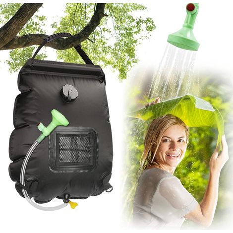 Sac de douche portable avec robinet et tuyau - Douche extérieure multifonctionnelle pour se laver les mains, faire la vaisselle et les légumes-AquaForge (1/5)