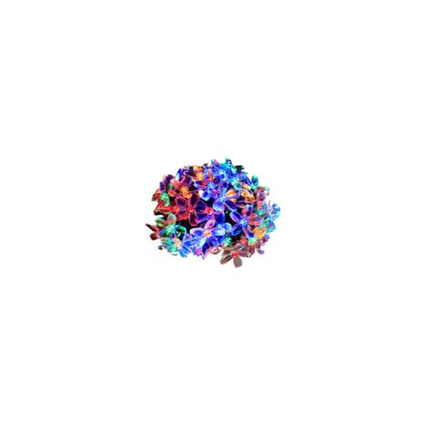 Luces solares de jardín con forma de flor - Luces de colores (7 m, 50 LED) (1/5)