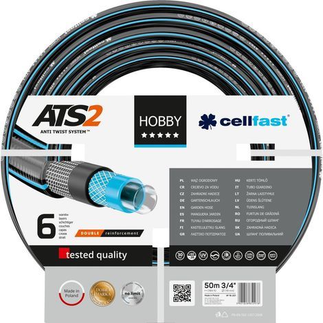 TERRA EAU TUYAU HOBBY PREMIUM, MULTICOLORE 3/4'' 50M MULTICOLORE (1/4)