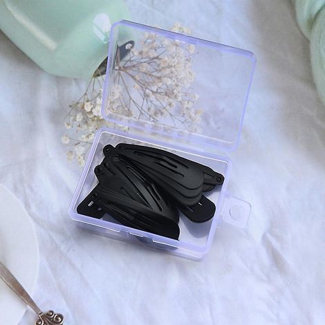 30 Enfants Noirs Clip Bb Clip Goutte D'eau Filles Japonaises Et Corennes Coeur Frange Clip Pingle Cheveux Filles Pince Cheveux Accessoires Pour (1/5)