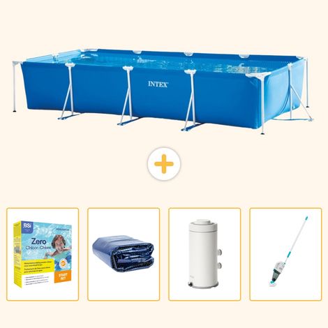 Intex Piscine Tubulaire Rectangulaire - 450x220x84 cm - 5-pièces S22 (1/5)