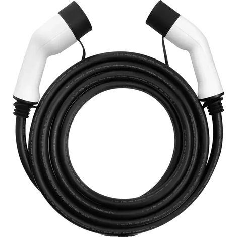 Cable de carga para vehículos eléctricos, potencia de 22 kW, longitud de 5 metros, 22 kW, Tipo 2 (1/5)