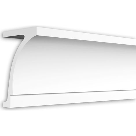 Eckleiste 491002 Profhome Fassadenprofil Zierleiste Stuckleiste Neo-Klassizismus-Stil weiß 2 m