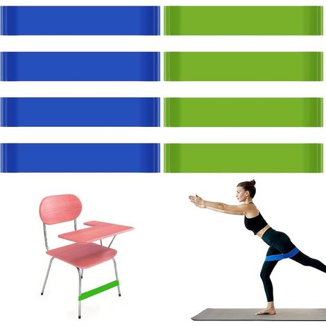 8 PCS Élastique Chaise Tdah Enfant Outils Bandes De Chaise,Bande Elastique Chaise Tdah pour Chaises De Salle De Classe,Bandes De Chaise Extensibles,Sangles de Chaise Extensibles pour Enfants (1/5)