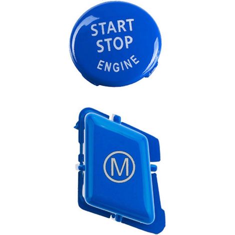 Bouton Marche/Arrêt pour le mode alphabet M pour clé de volant de voiture Série 3 E90 E92 E93 M3, bouton D (1/5)