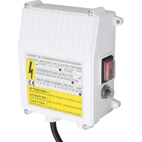 ELEKTROSCHALTTAFEL FÜR TAUCHPUMPEN Q 1,50 M 40 (WY/WO 4")