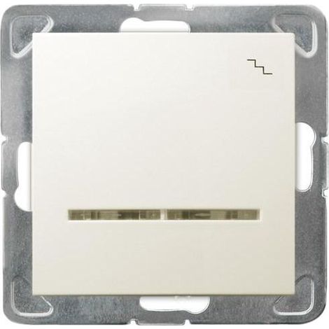 Impresja Treppenschalter mit Hintergrundbeleuchtung ecru ŁP-3YS/m/27 (1/2)