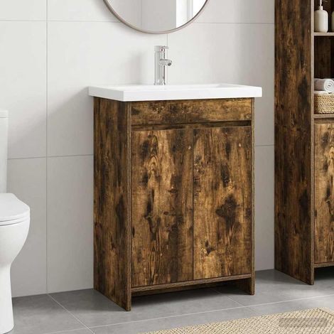 Juego de muebles de baño Roble Ahumado 81 x 40 x 84,5 cm