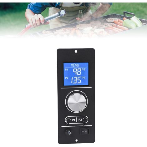 Controlador PID para parrilla de pellets SGX DLX XT con modo económico y pantalla digital. (1/5)