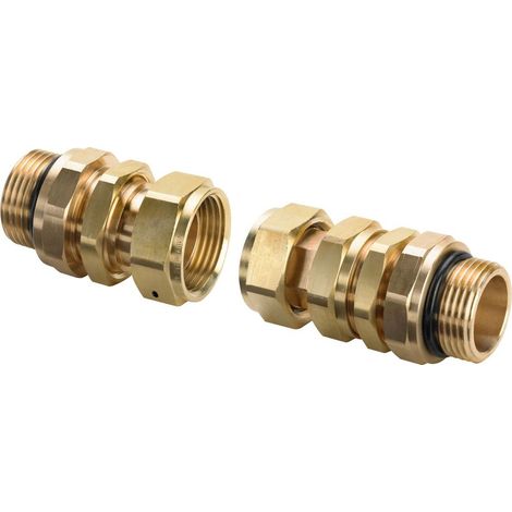 Viega Geopress Racor para contador de agua Easytop, Q3 4, Qn 2,5, G 1 Bronce rojo o bronce de silicio Modelo 2230.71, 689766