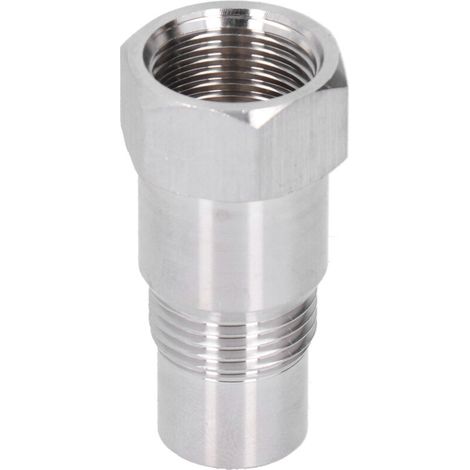 Jeffergarden Adaptateur de capteur d'oxygène 02, capteur d'oxygène de lumière de moteur de voiture haute résistance pour la plupart des véhicules M18X1.5mm (1/5)