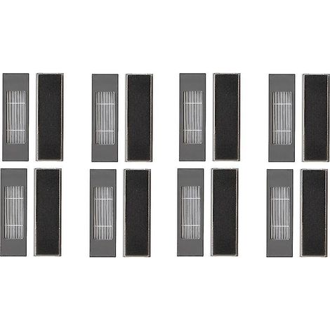 8 Stück HEPA-Filterwatte, passend für Ecovacs Deebot Ozmo T5/n8/n5/t8