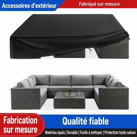 Housse de protection pour salon de jardin et canapé Oxford 210D gris argenté 240 x 140 x 90 cm gris 240 140 90 1 kg – Livraison gratuite (1/5)